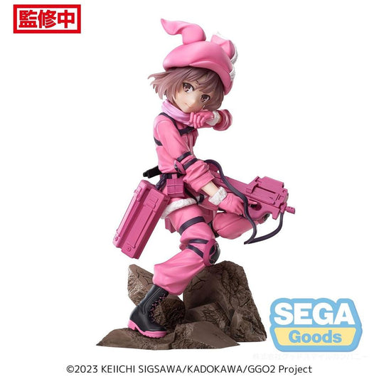 FIGURA SEGA GOODS LUMINASTA SWORD ART ONLINE ALTERNATIVE GUN GALE ONLINE II LLENN 17 CM