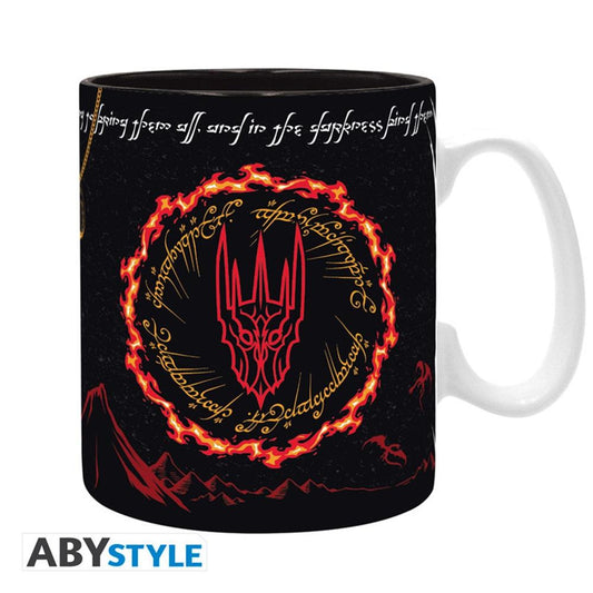 TAZA ABYSTYLE EL SEÑOR DE LOS ANILLOS SAURON 460ML