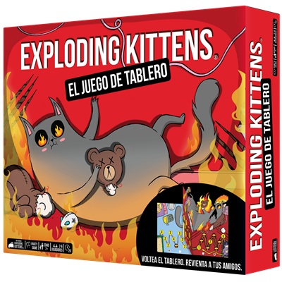 JUEGO DE MESA EXPLODING KITTENS: EL JUEGO DE TABLERO