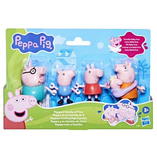 PEPA PIG PEPPAS FAMILY PACK 5 FIGURAS