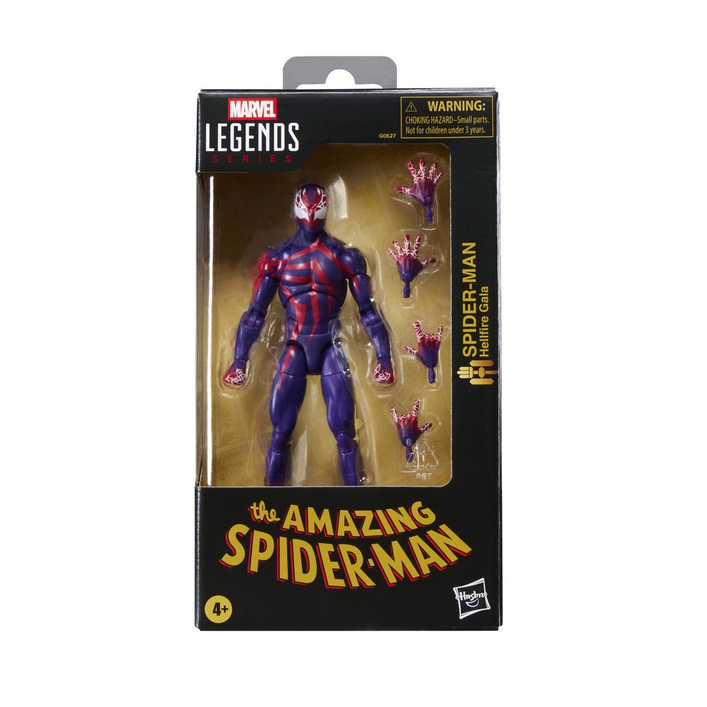 FIGURA HASBRO MARVEL LEGENDS SERIES THE AMAZING SPIDER - MAN HELLFIRE GALA