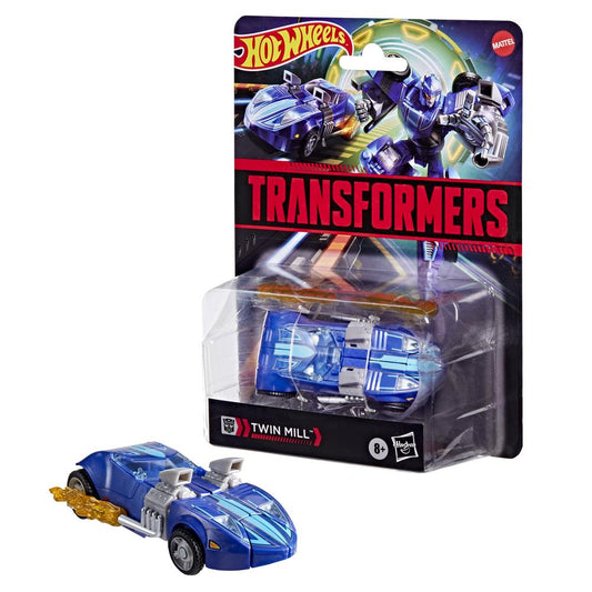 COCHE HOT WHEELS TRANSFORMERS TWIN MILL