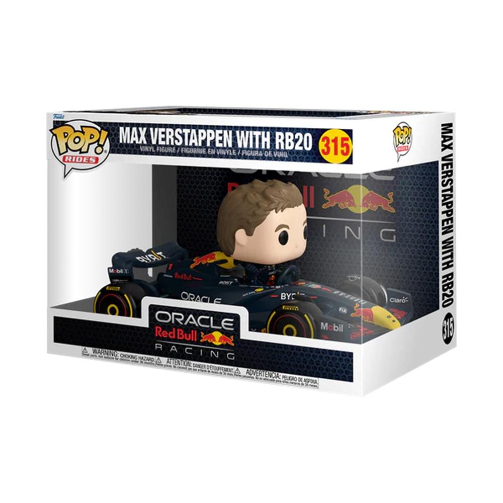 FUNKO POP RIDE MAX VERSTAPPEN WITH RB20 -  ORACLE RED BULL RACING