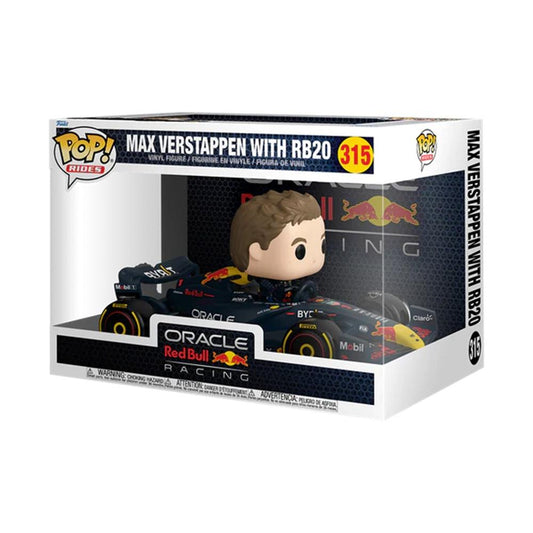 FUNKO POP RIDE MAX VERSTAPPEN WITH RB20 -  ORACLE RED BULL RACING