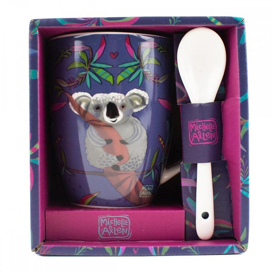 TAZA CON CUCHARA ENESCO KOALA