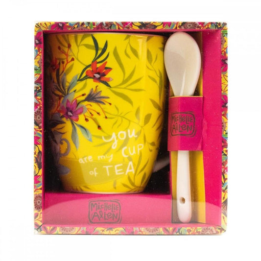 TAZA CON CUCHARA ENESCO YOU ARE MY CUP OF TEA