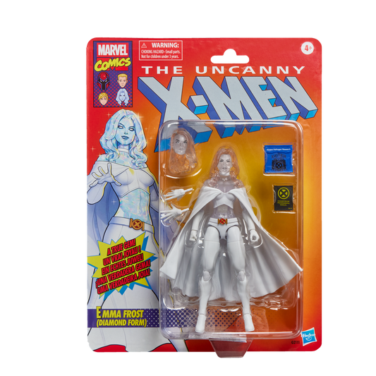 FIGURA HASBRO MARVEL COMICS THE UNCANNY X - MEN EMMA FROST (DIAMOND FORM)