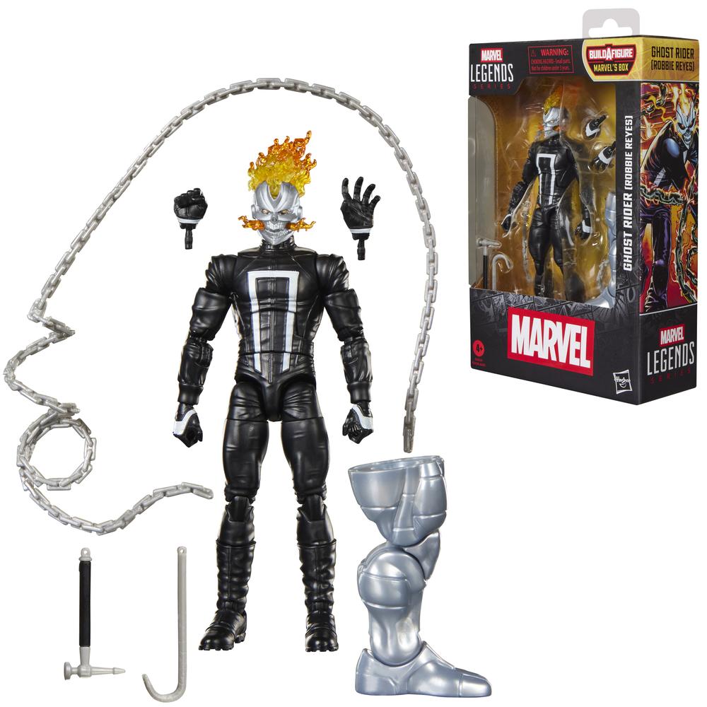 FIGURA HASBRO MARVEL LEGENDS SERIES BUILD A FIGURE MARVEL'S BOX GHOST RIDER (ROBBIE REYES)