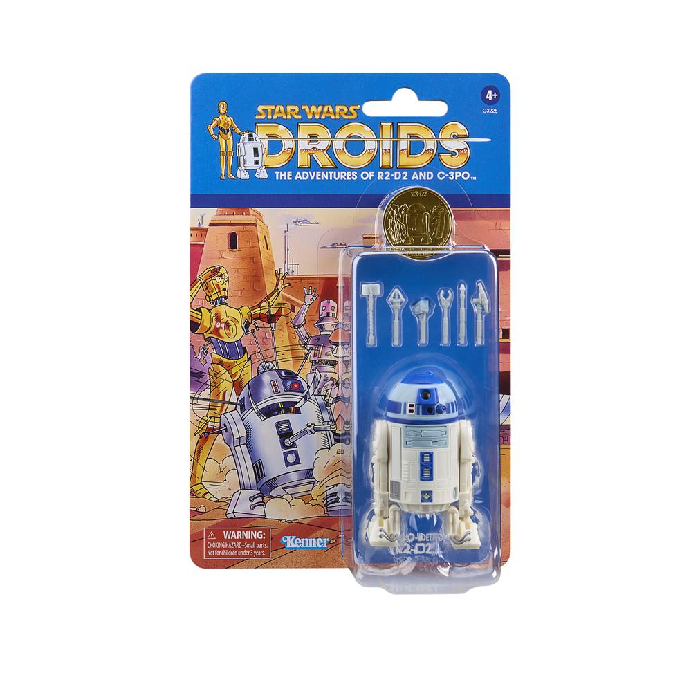 FIGURA HASBRO STAR WARS DROIDS THE ADVENTURES OF R2 - D2 AND C - 3PO R2 - D2