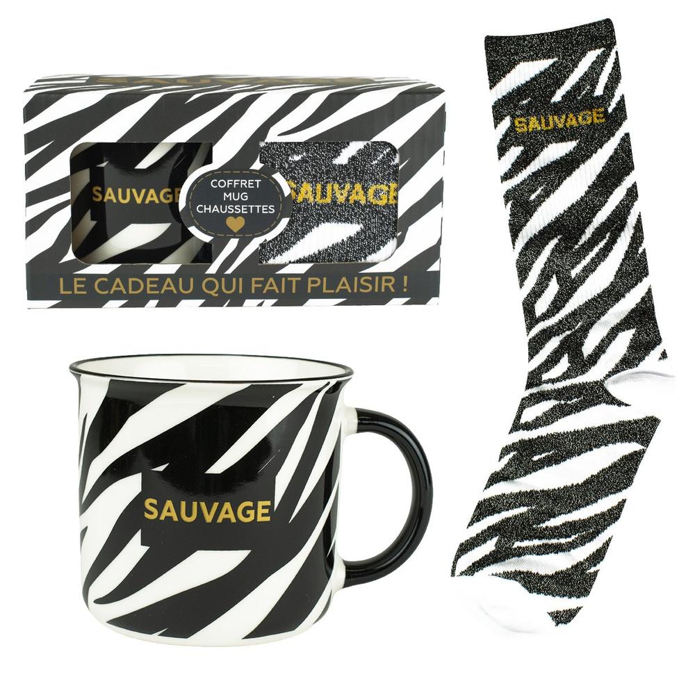 TAZA + CALCETINES ENESCO SAUVAGE