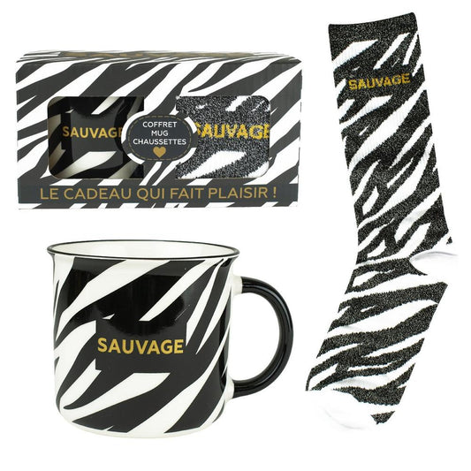TAZA + CALCETINES ENESCO SAUVAGE