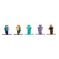 MINECRAFT SET 18 FIGURAS 4 CM MINECRAFT NANO METALFIGS