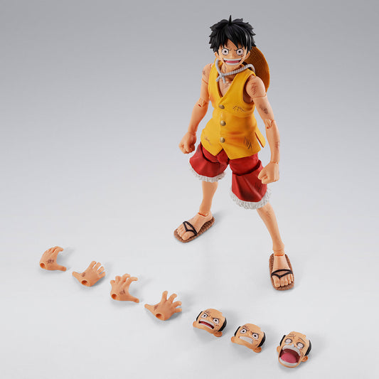 MONKEY D.LUFFY -MARINEFORD- FIGURA 14,5 CM ONE PIECE S.H. FIGUARTS