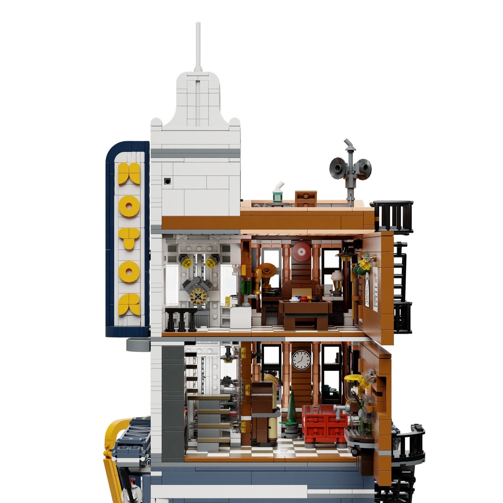MOTORCYCLE RESTAURANT SET CONSTRUCCION 42 CM RETRO SERIES