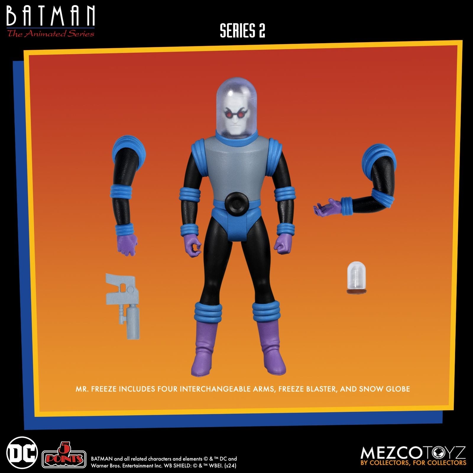 MR. FREEZE FIGURA 9,5 CM DC UNIVERSE BATMAN THE ANIMATED SERIES 2 5 POINTS