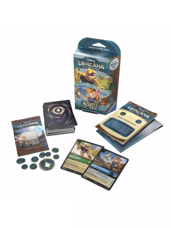 Mazos para un jugador (8 unidades) Azurite Sea Inglés - Disney Lorcana TCG