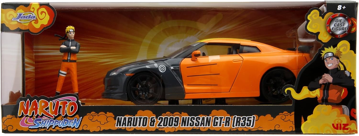 NARUTO & 2009 NISSAN GT-R SET 1/24 SCALE NARUTO