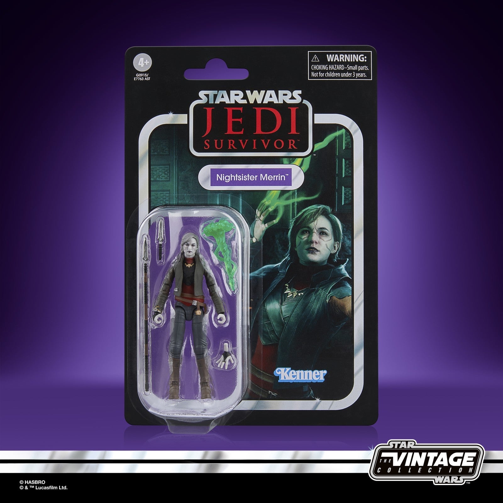 NIGHTSISTER MERRIN FIGURA 9,5 CM STAR WARS JEDI: SURVIVOR THE VINTAGE COLLECTION