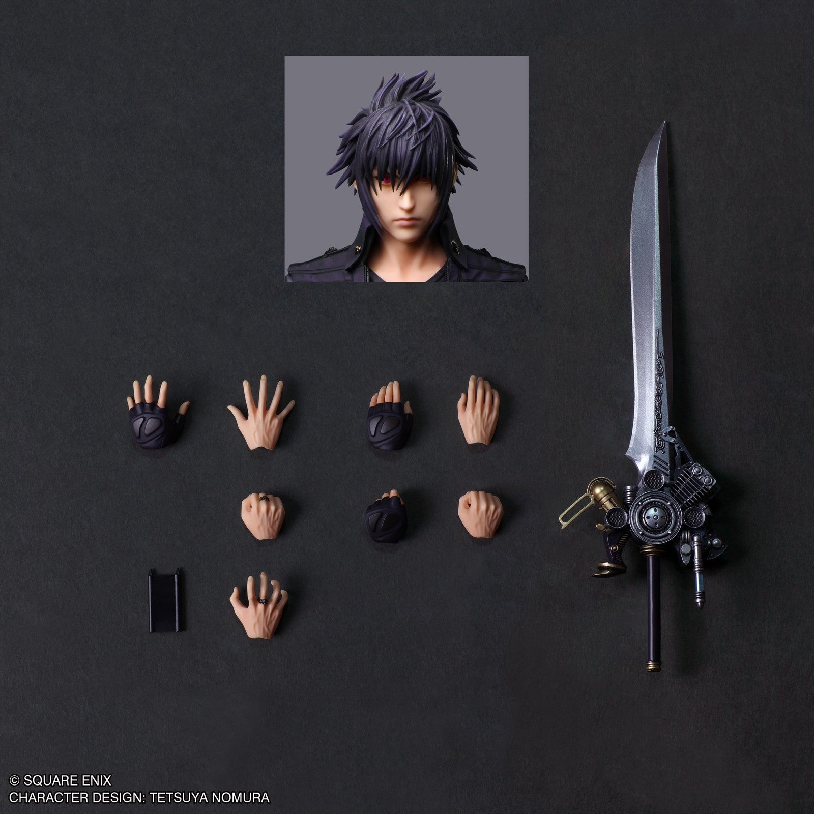 NOCTIS LUCIS CAELUM ACTION FIGURA 27 CM FINAL FANTASY XV PLAY ARTS SHIN