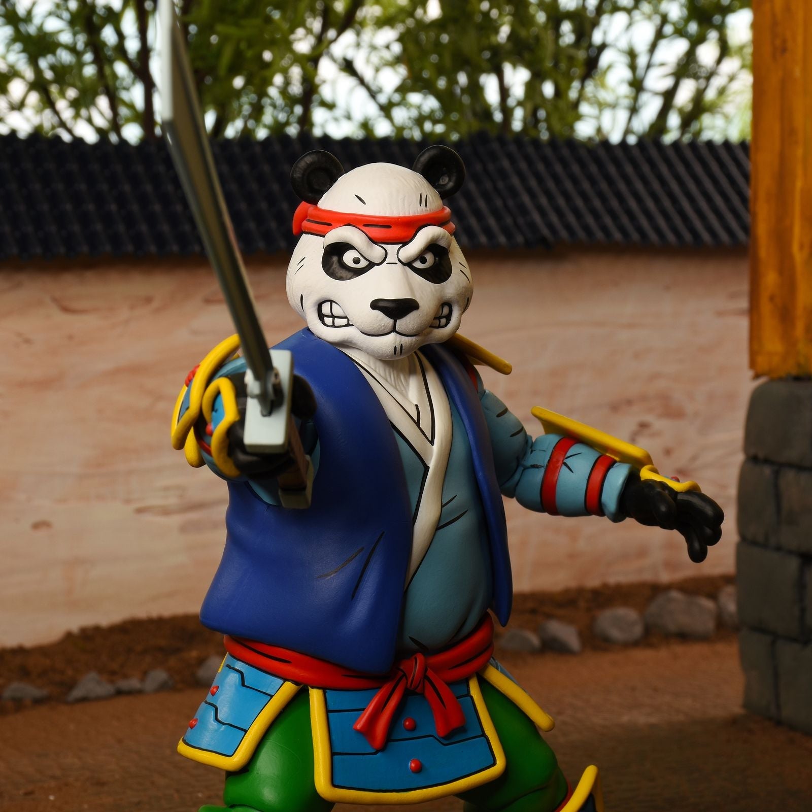 PANDA KHAN ULTIMATE SCALE ACTION FIGURA 18 CM TEENAGE MUTANT NINJA TURTLES CARTOON