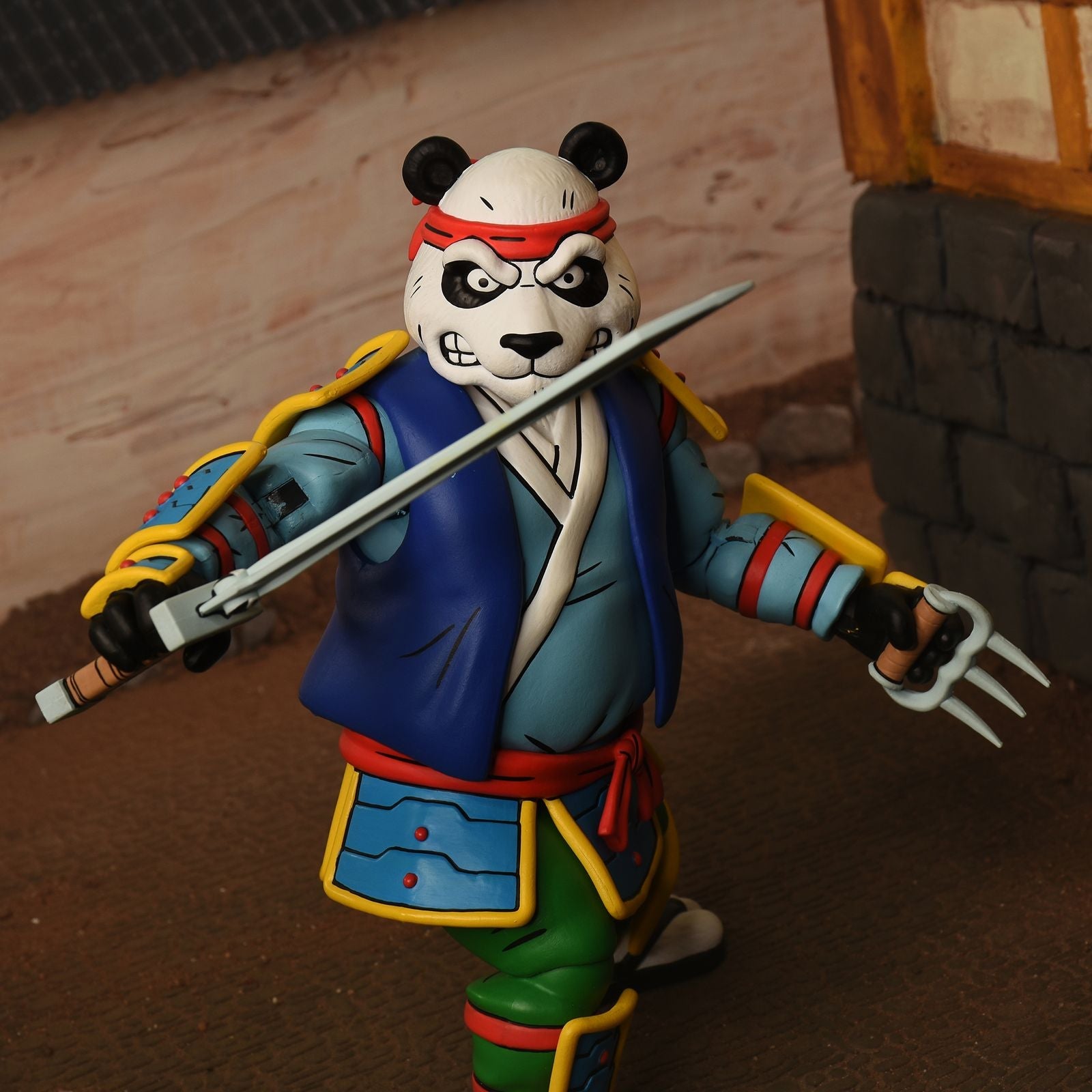 PANDA KHAN ULTIMATE SCALE ACTION FIGURA 18 CM TEENAGE MUTANT NINJA TURTLES CARTOON