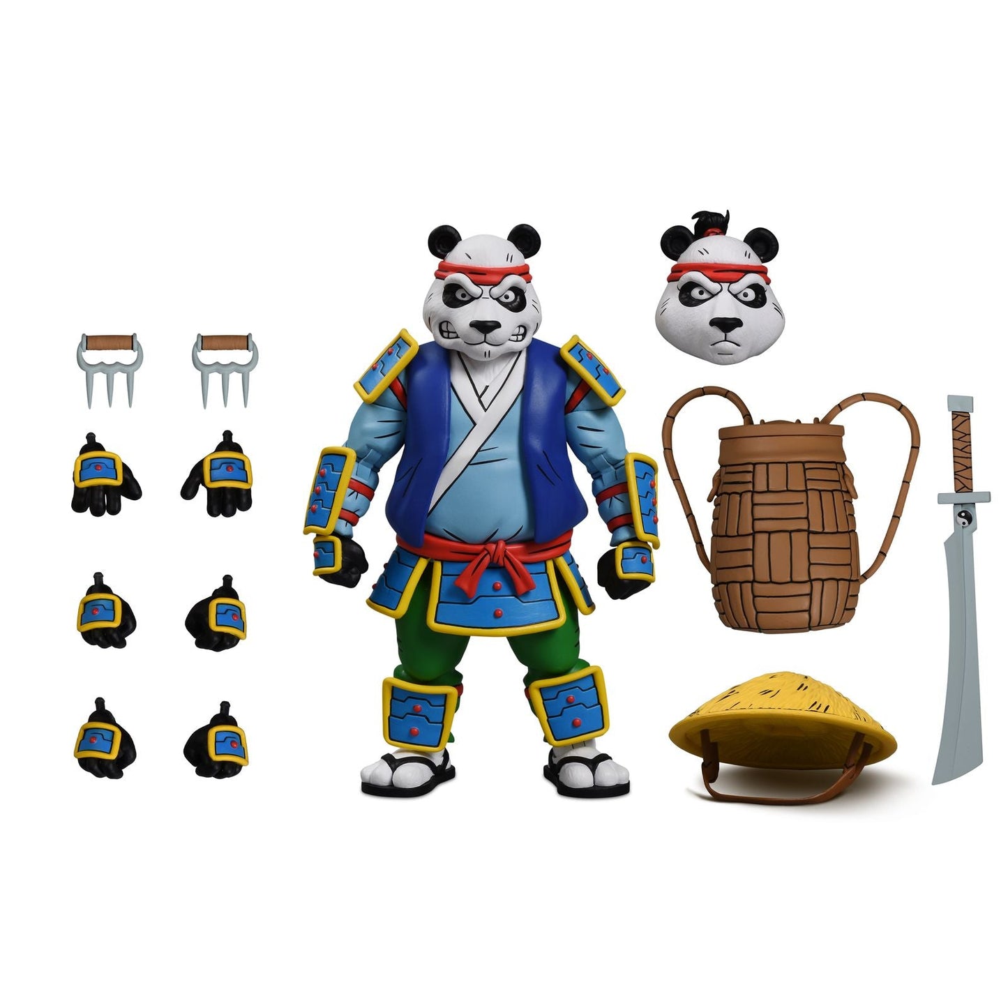 PANDA KHAN ULTIMATE SCALE ACTION FIGURA 18 CM TEENAGE MUTANT NINJA TURTLES CARTOON
