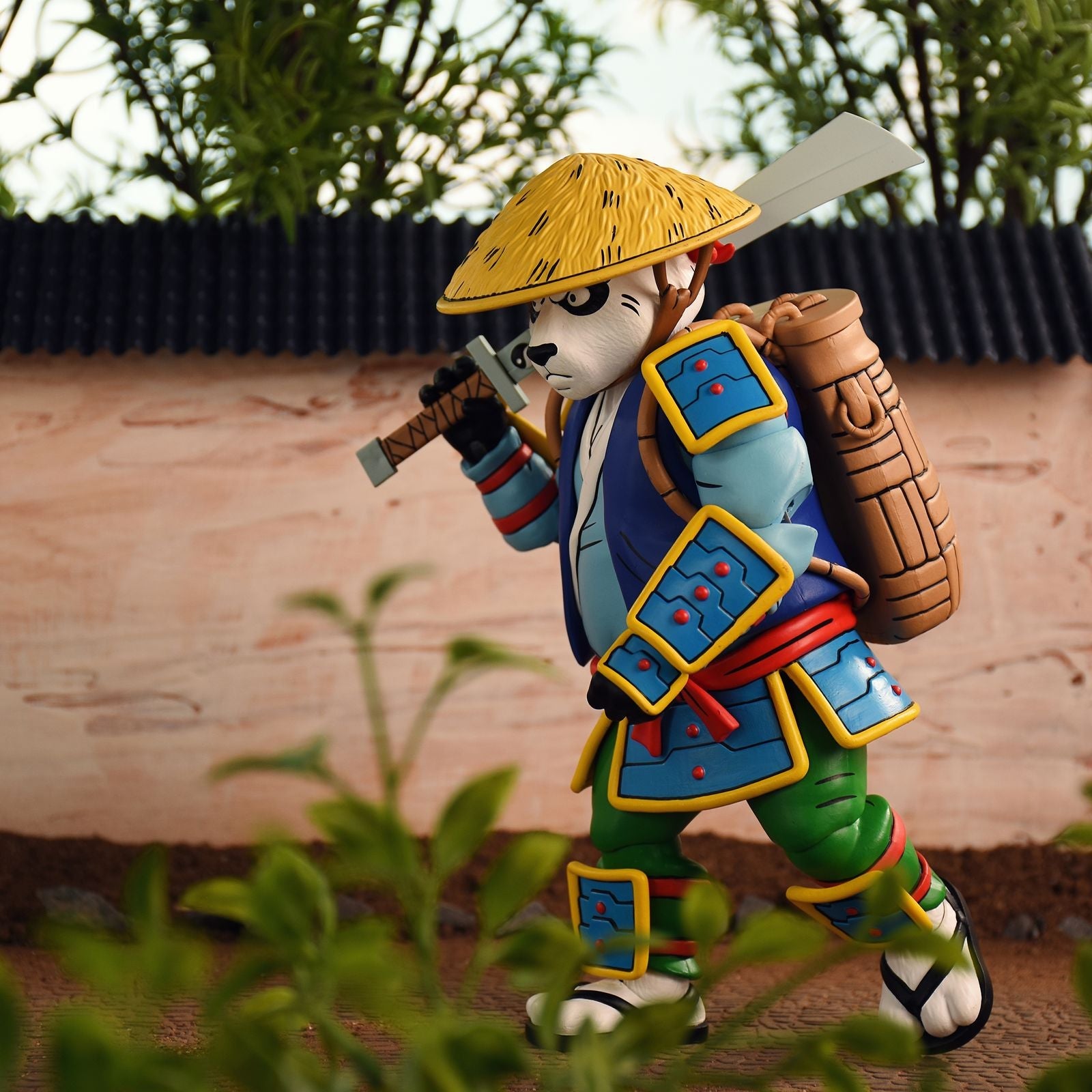 PANDA KHAN ULTIMATE SCALE ACTION FIGURA 18 CM TEENAGE MUTANT NINJA TURTLES CARTOON