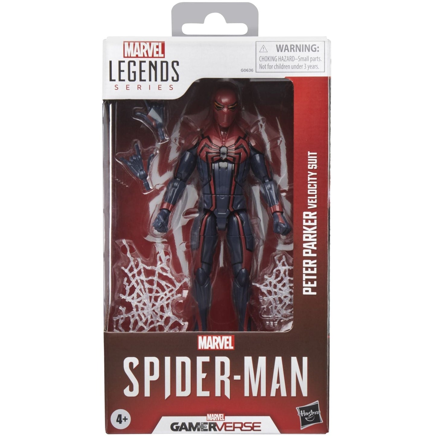 PETER PARKER VELOCITY SUIT VERSION FIGURA 15 CM SPIDER-MAN GAMERVERSE MARVEL LEGENDS SERIES