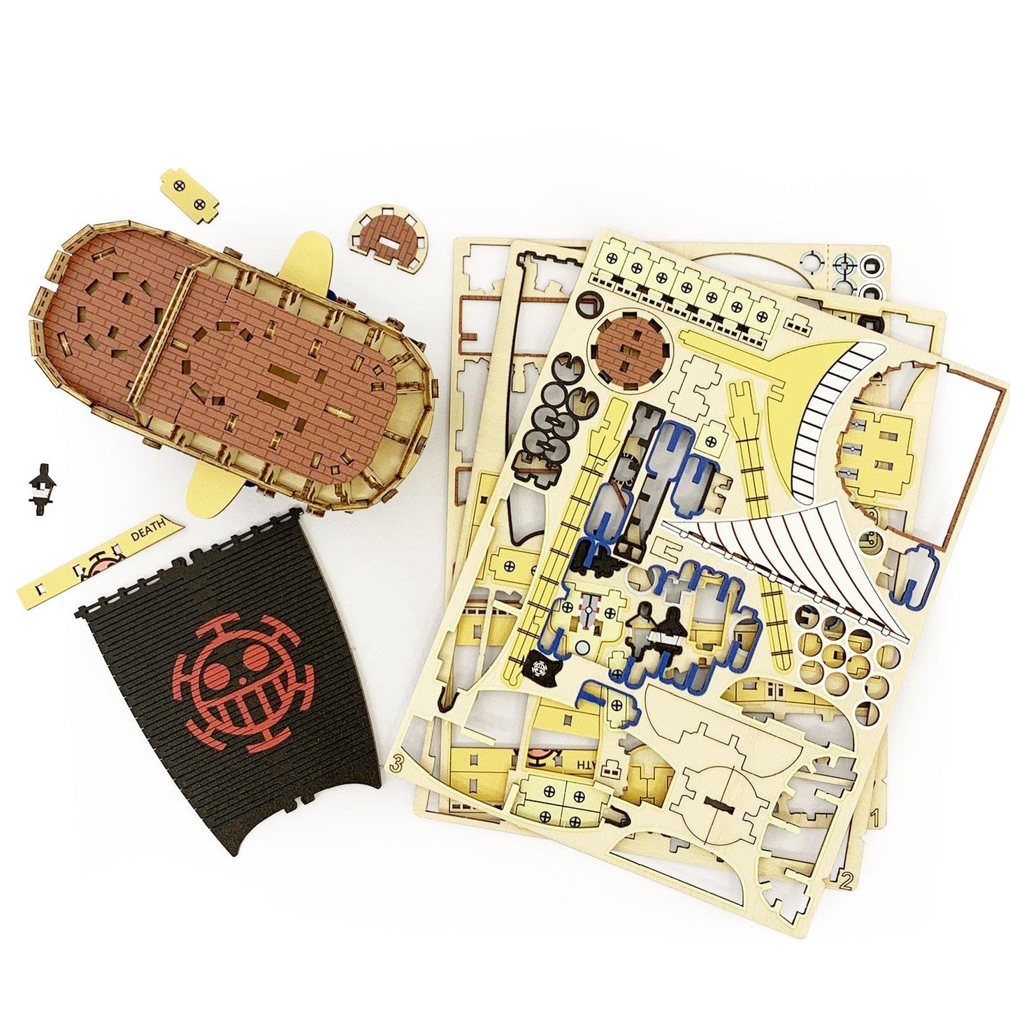 POLAR TANG SET MONTAJE 16 CM ONE PIECE WA-GU-MI WOODEN ART