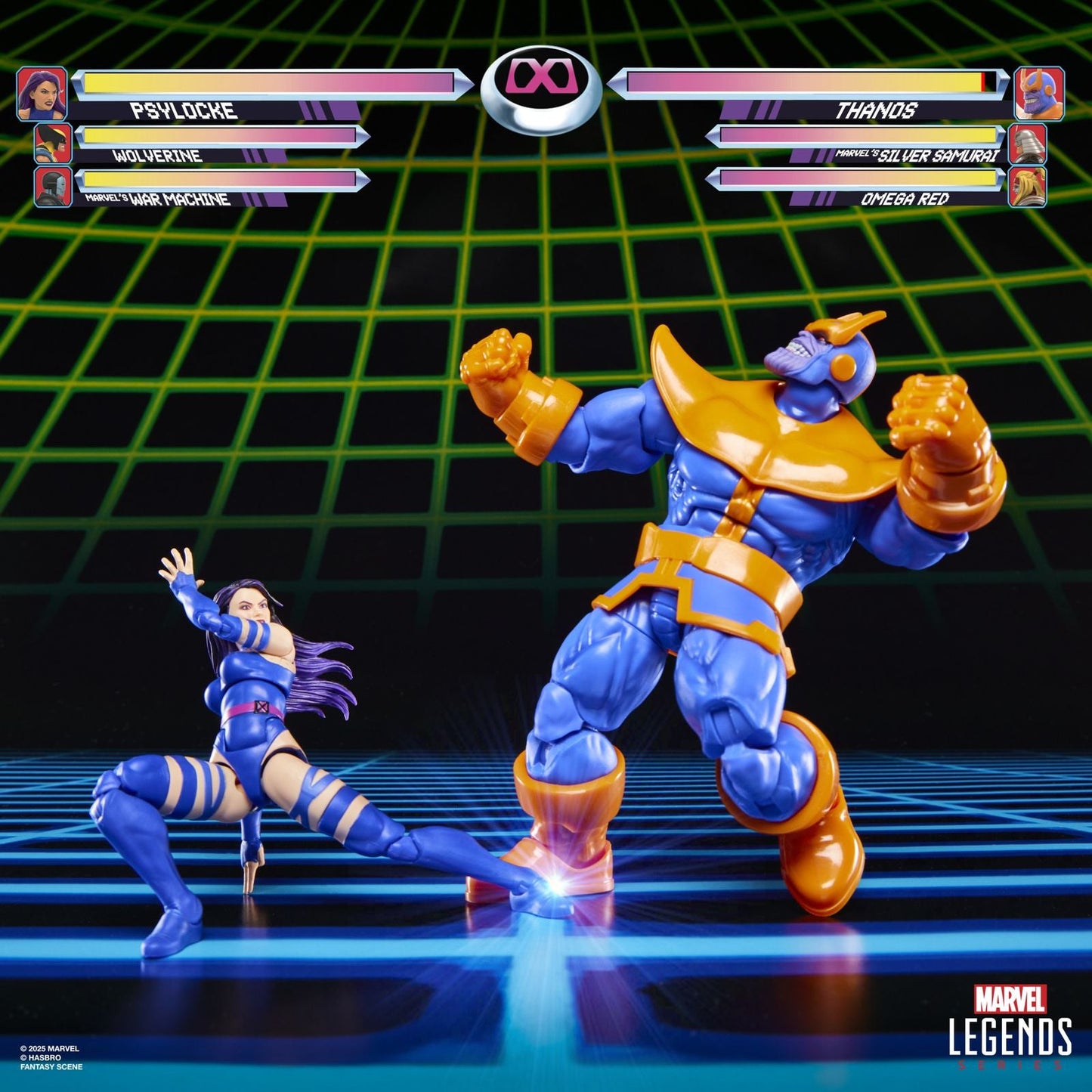 PSYLOCKE VS THANOS PAK 2 FIGURAS 15 CM GAMERVERSE MARVEL LEGENDS SERIES