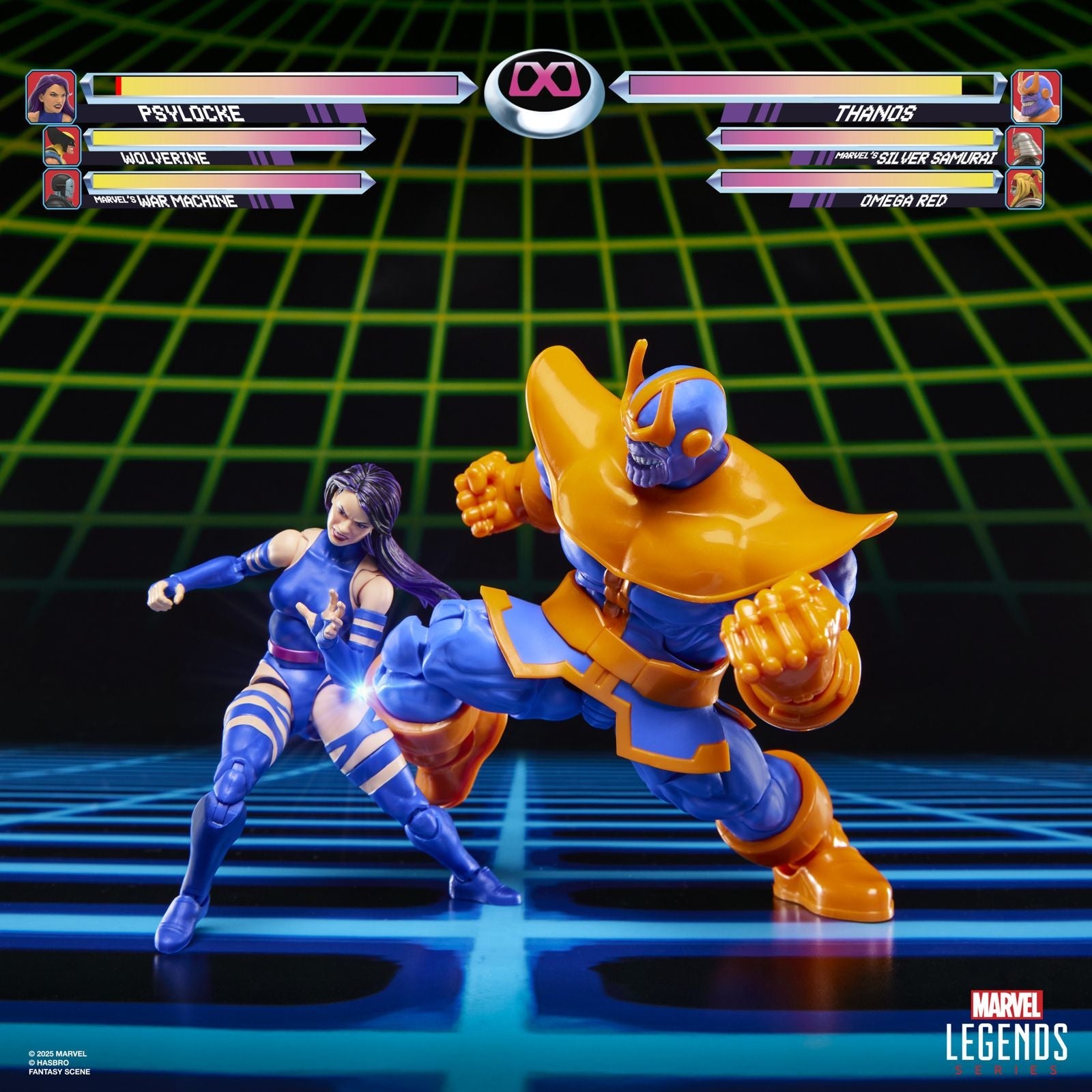PSYLOCKE VS THANOS PAK 2 FIGURAS 15 CM GAMERVERSE MARVEL LEGENDS SERIES
