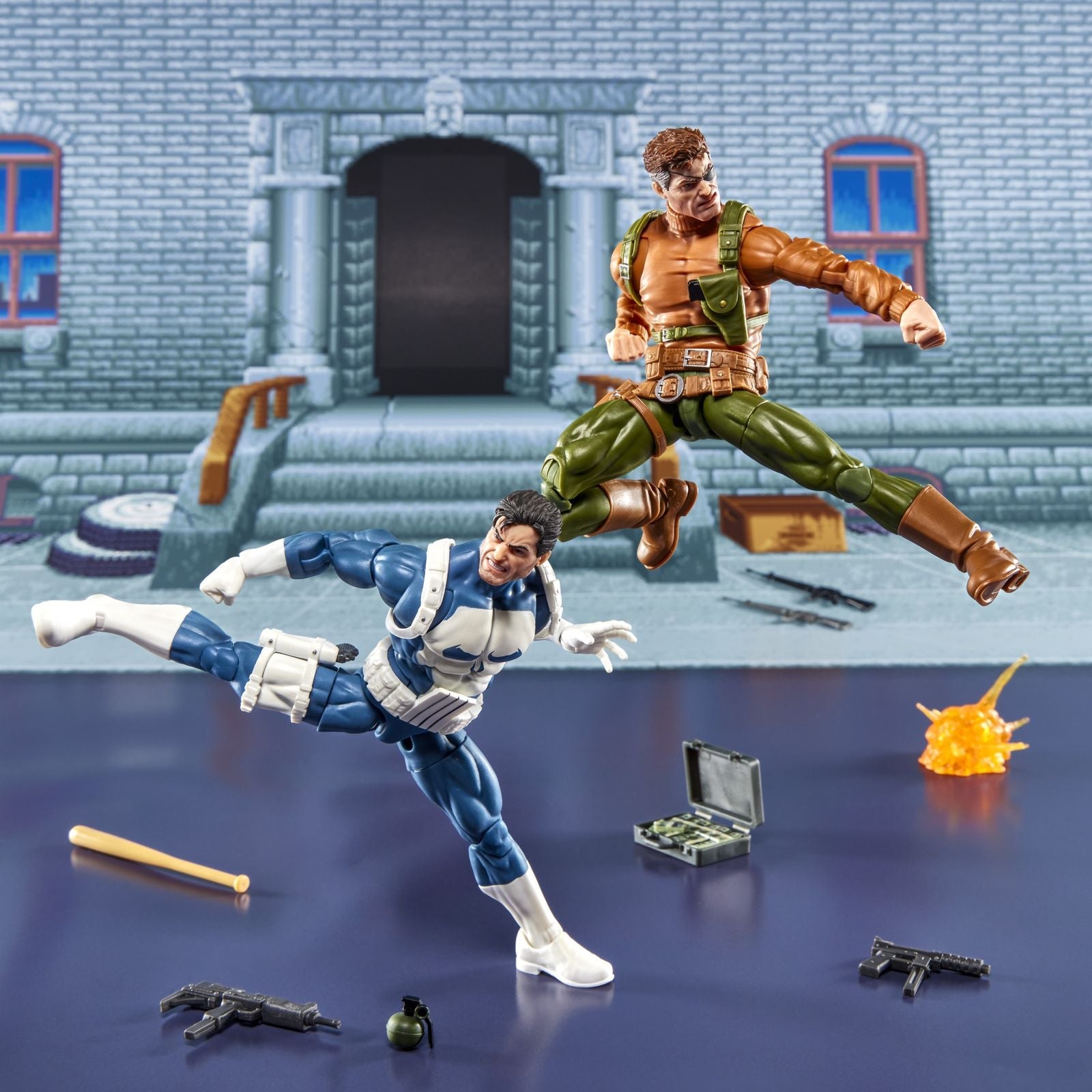 PUNISHER & NICK FURY PACK 2 FIGURAS 15 CM THE PUNISHER GAMERVERSE MARVEL LEGENDS SERIES