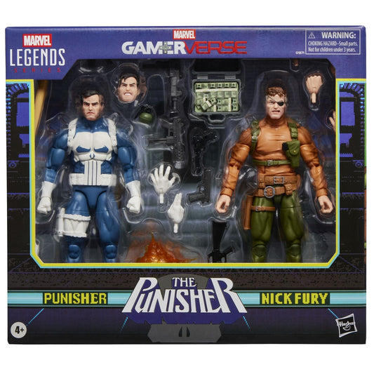 PUNISHER & NICK FURY PACK 2 FIGURAS 15 CM THE PUNISHER GAMERVERSE MARVEL LEGENDS SERIES