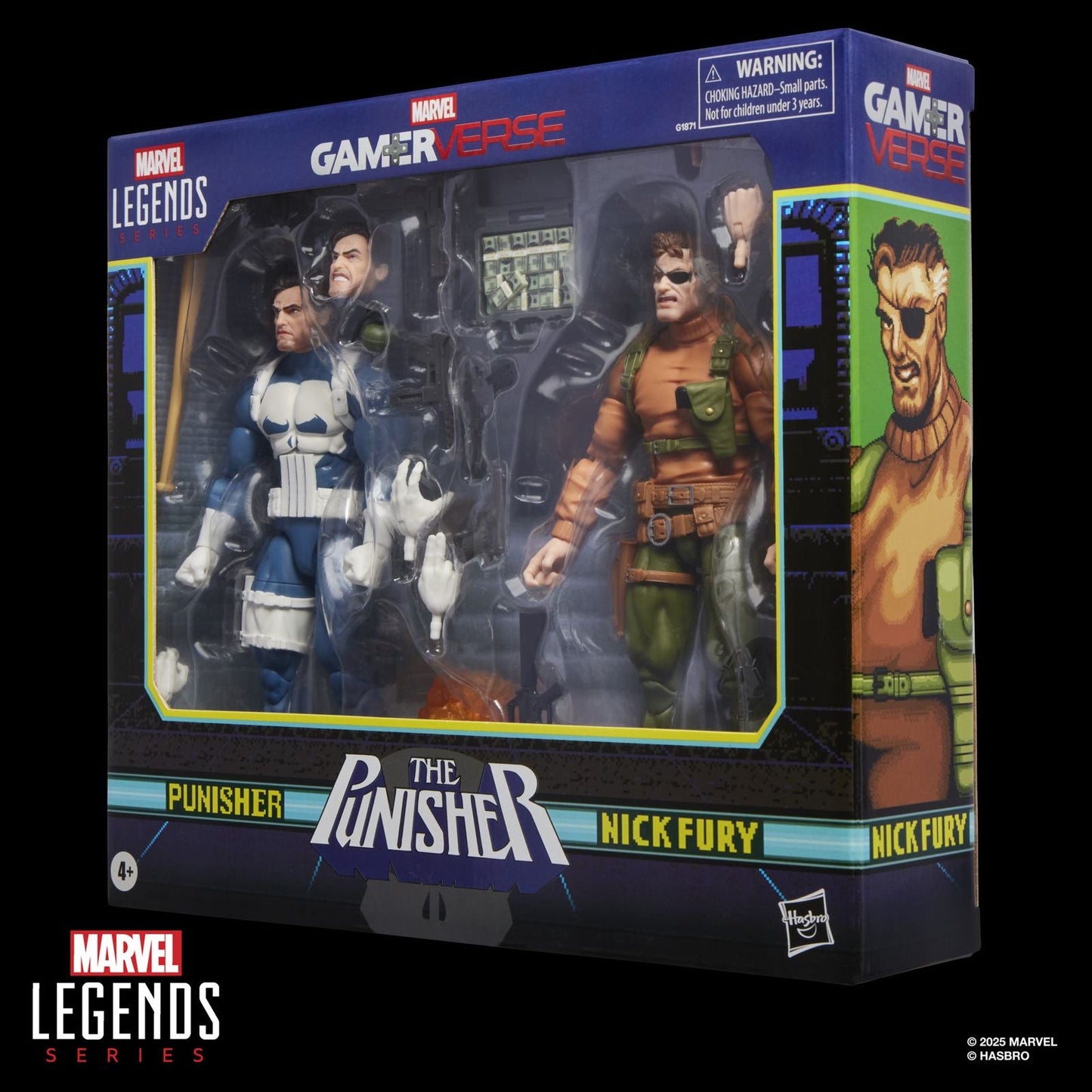 PUNISHER & NICK FURY PACK 2 FIGURAS 15 CM THE PUNISHER GAMERVERSE MARVEL LEGENDS SERIES