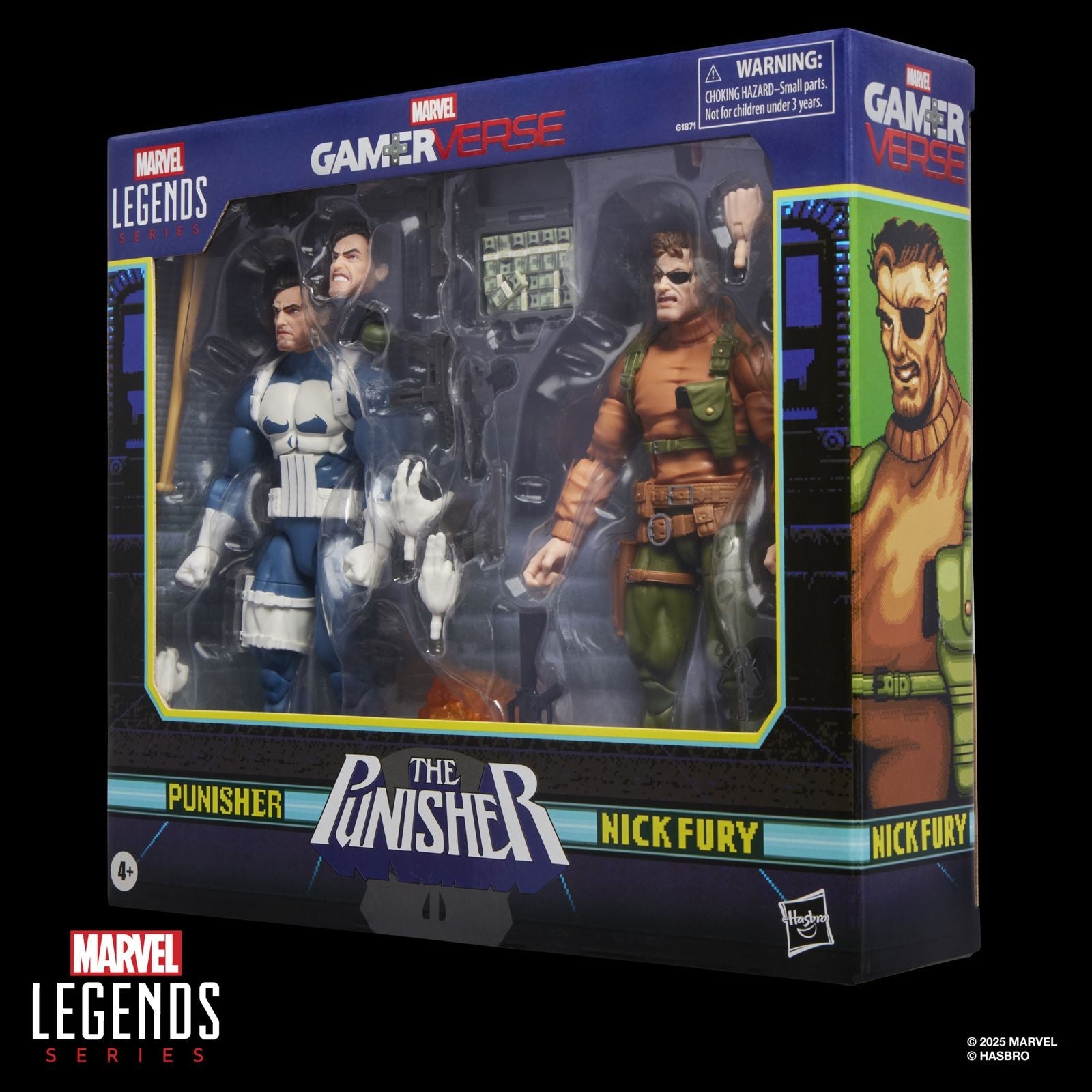PUNISHER & NICK FURY PACK 2 FIGURAS 15 CM THE PUNISHER GAMERVERSE MARVEL LEGENDS SERIES