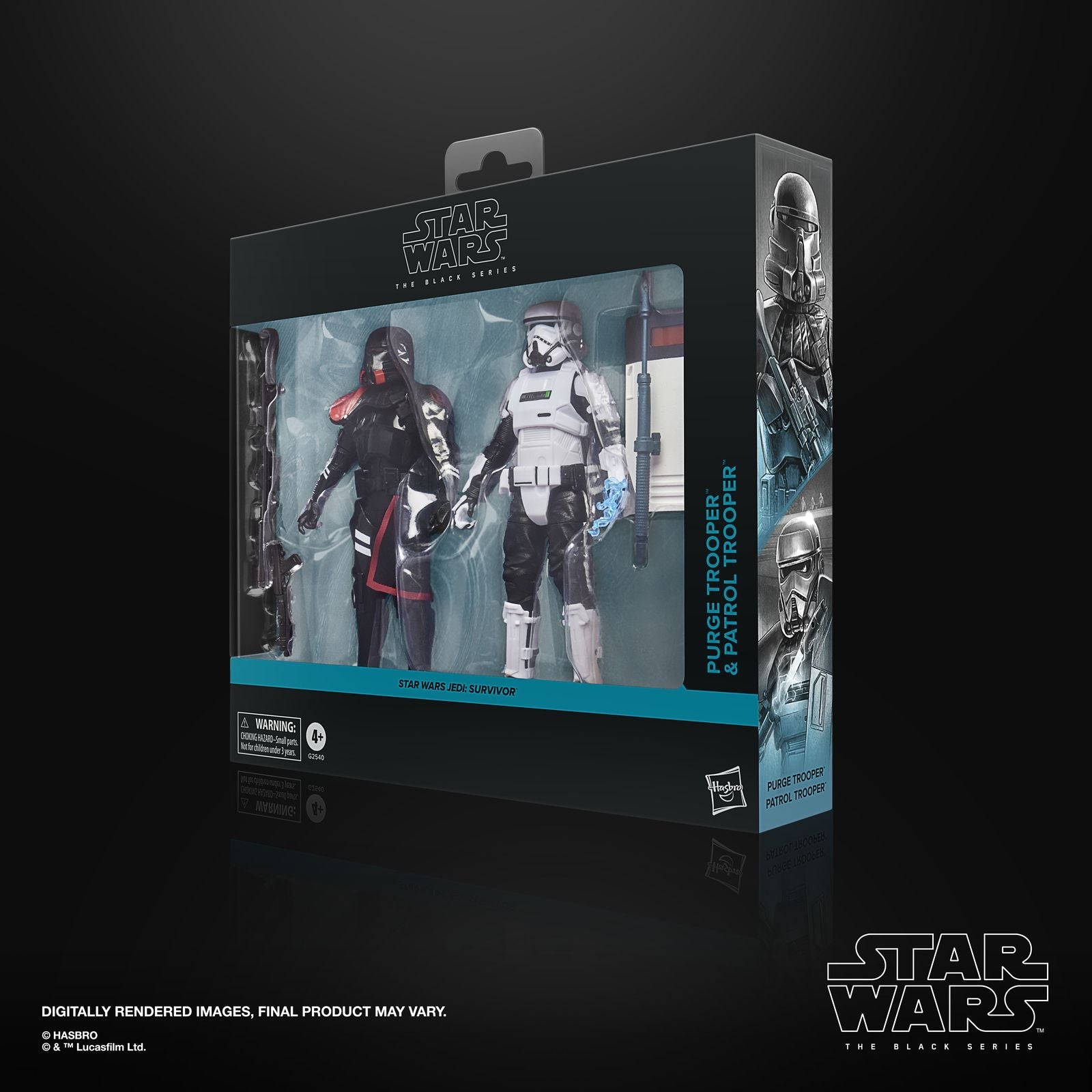 PURGE TROOPER & PATROL TROOPER PACK 2 FIGURAS 15 CM STAR WARS JEDI: SURVIVOR THE BLACK SERIES