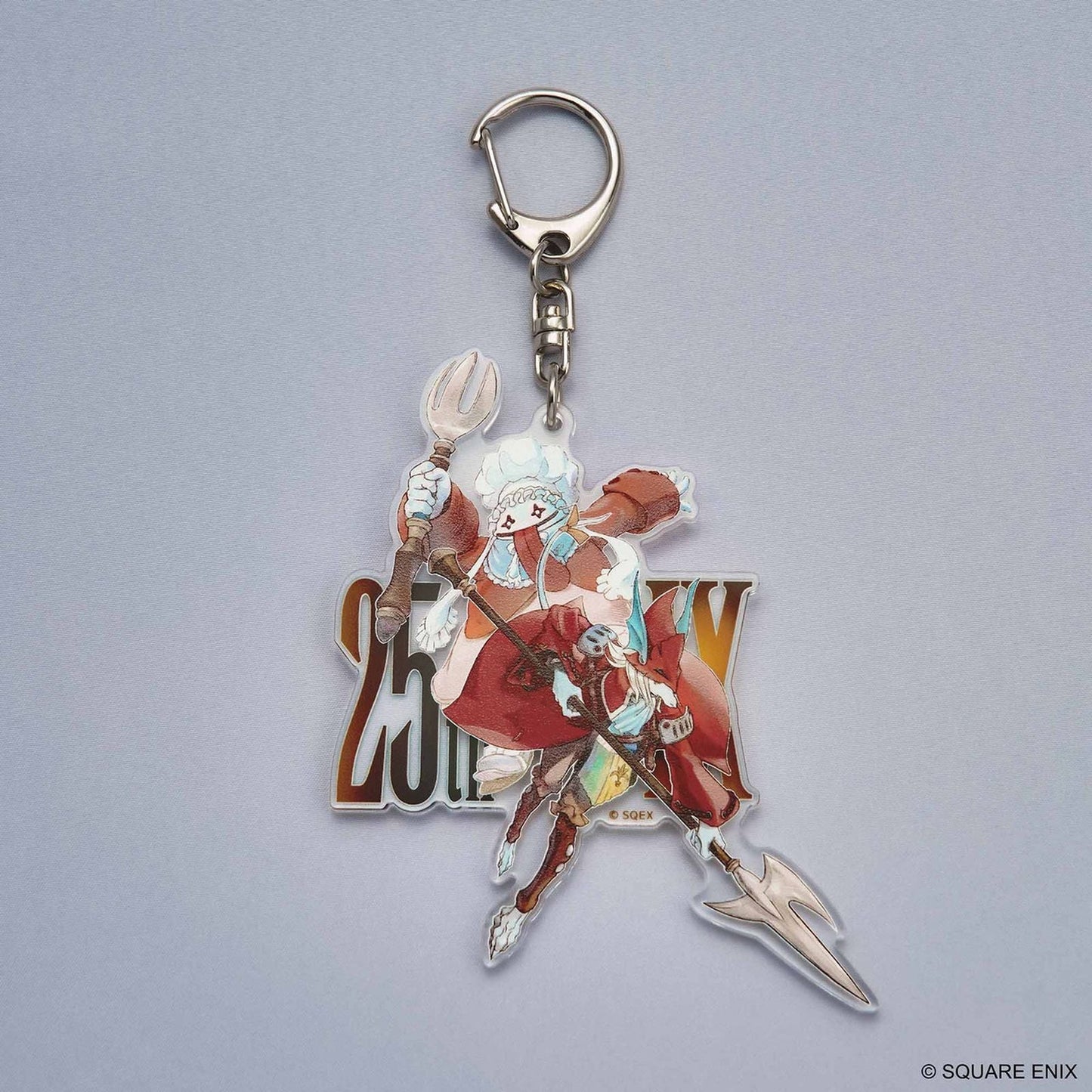 QUINA QUEN & FREIJA CRESCENT LLAVERO 7,5 CM FINAL FANTASY IX 25 ANIVERSARIO