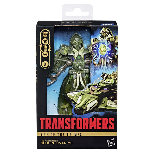QUINTUS PRIME DELUXE CLASS FIGURA 14 CM TRANSFORMERS: AGE OF THE PRIMES THE THIRTEEN