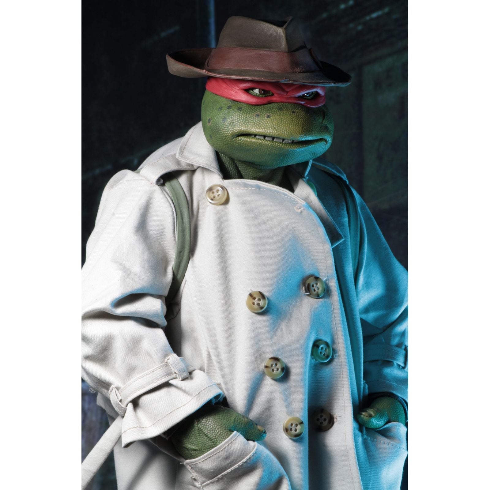 RAPHAEL COSTUMED VERSION SCALE ACTION FIGURA 42 CM TEENAGE MUTANT NINJA TURTLES: 1990 MOVIE RE-RUN