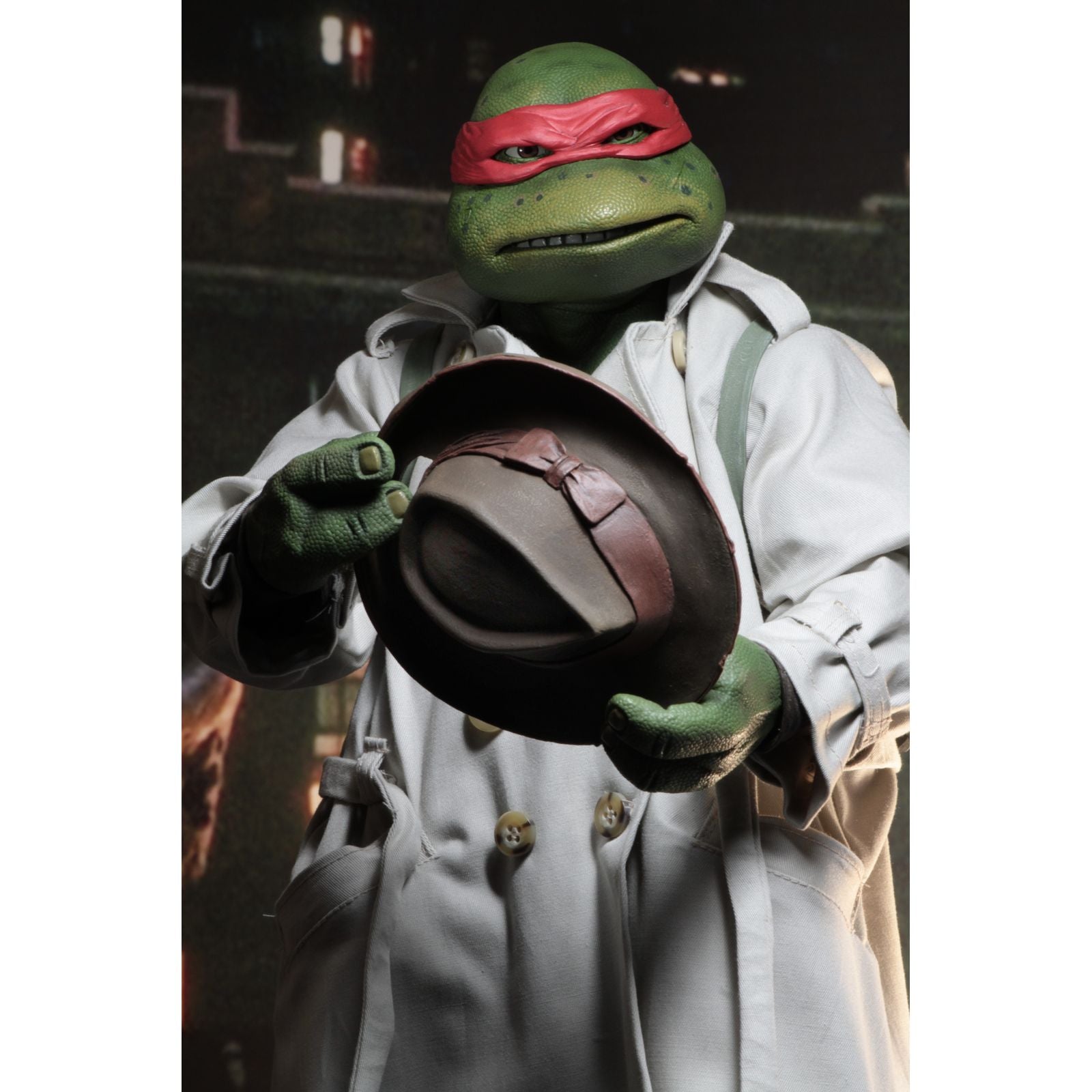 RAPHAEL COSTUMED VERSION SCALE ACTION FIGURA 42 CM TEENAGE MUTANT NINJA TURTLES: 1990 MOVIE RE-RUN