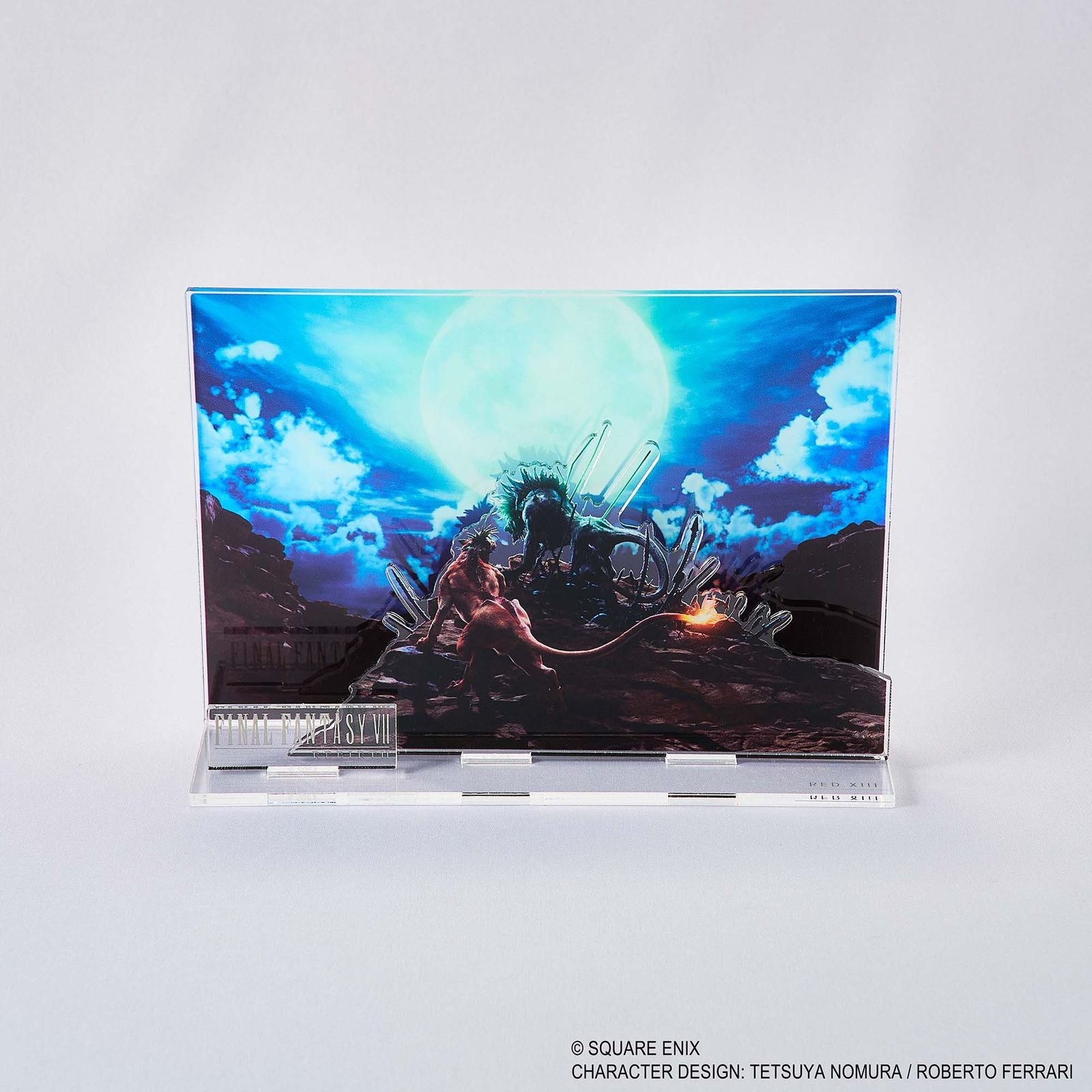 RED XIII DIORAMA ACRÍLICO 19 CM FINAL FANTASY VII REBIRTH