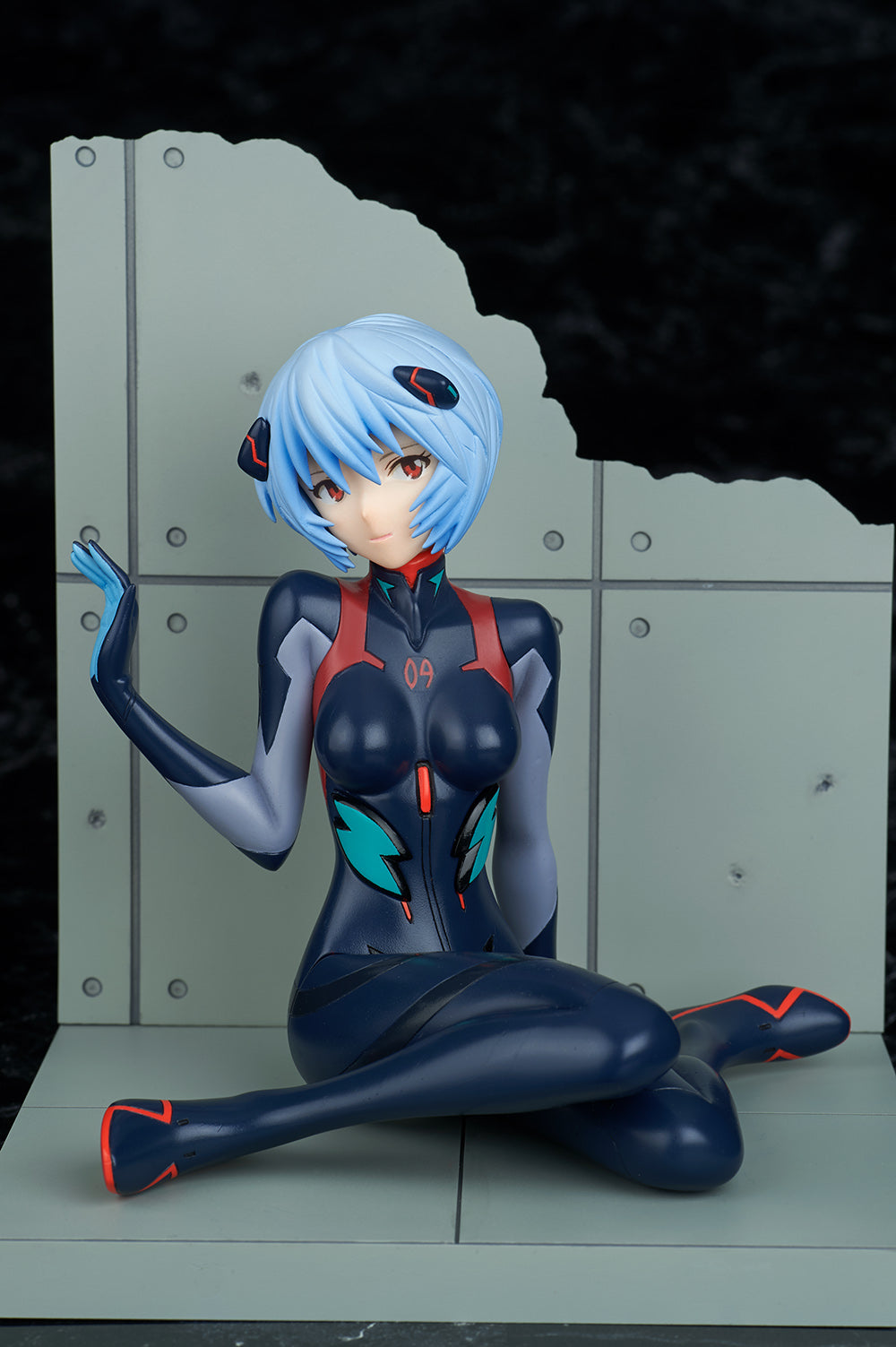 REI AYANAMI PLUGSUIT VERSION NEW MOVIE EDITION FIGURA 10,5 CM REBUILD OF EVANGELION