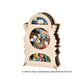 RELOJ PAPER THEATER WOOD STYLE 15X10X4 CM EL CASTILLO AMBULANTE