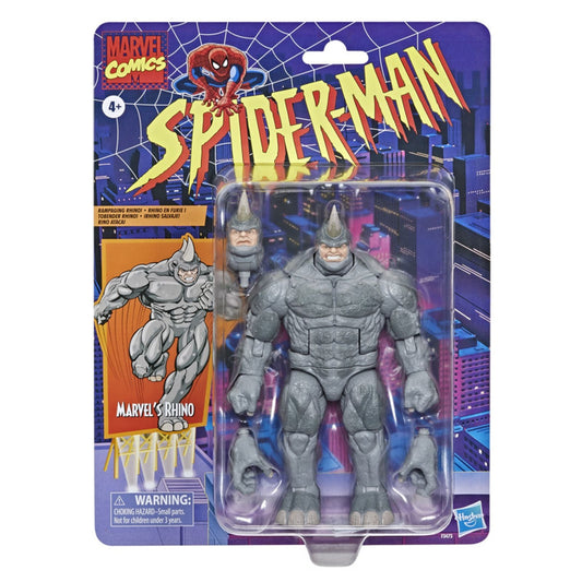 RHINO FIGURA 15 CM SPIDER-MAN MARVEL LEGENDS SERIES RE-RUN