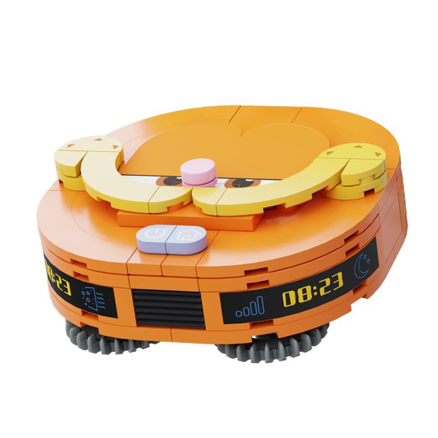 ROBOT VACUUM SET CONSTRUCCION 16,5 CM GARFIELD THE MOVIE FANTASTIC MACHINES SERIES