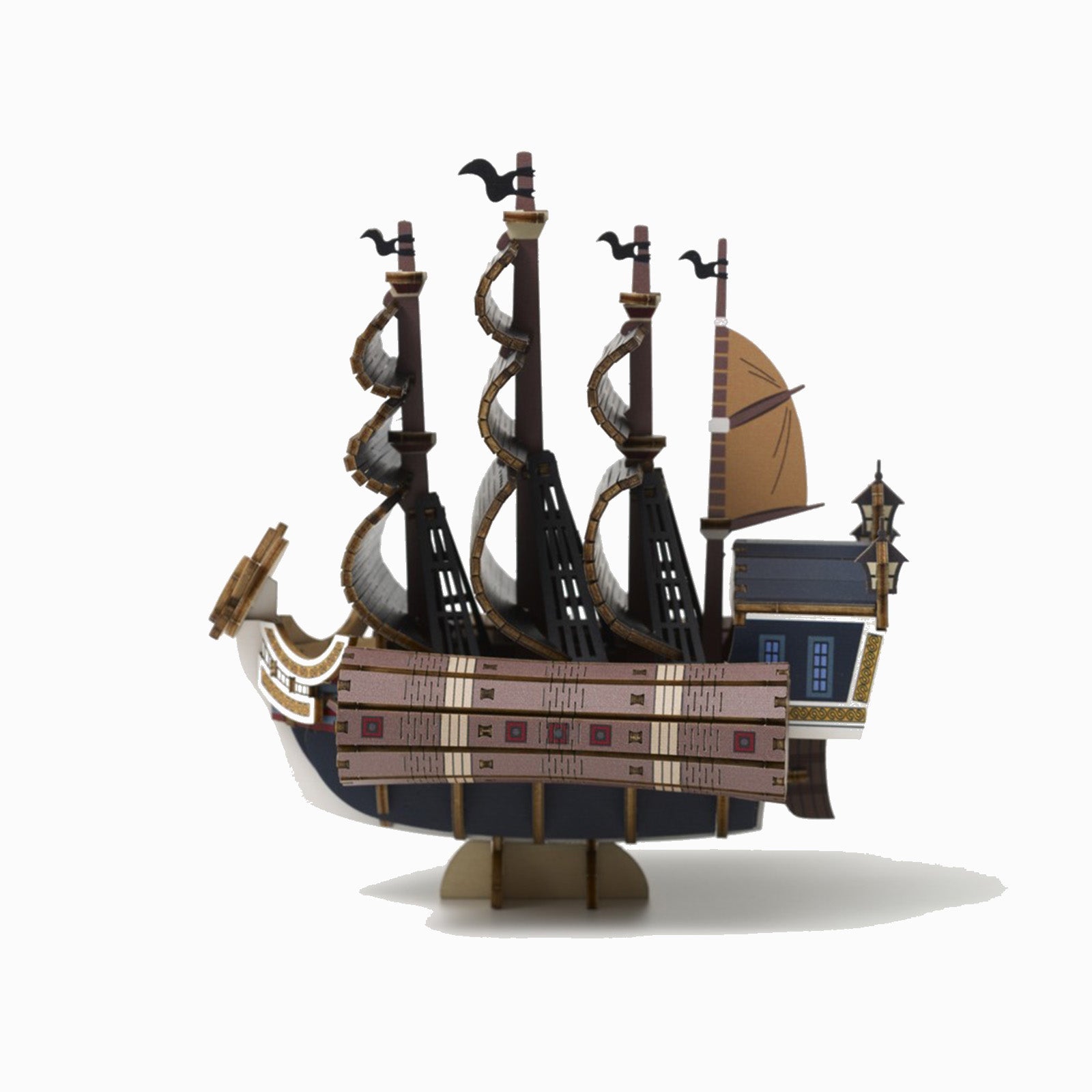 SABER OF XEBEC SET MONTAJE 14 CM ONE PIECE WA-GU-MI WOODEN ART