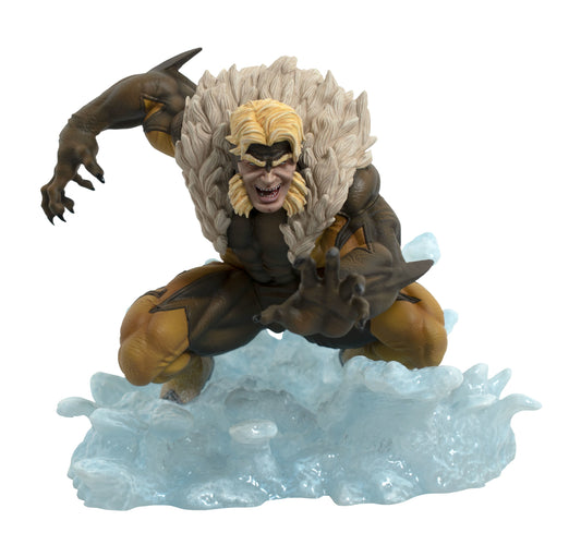 SABRETOOTH PVC DIORAMA 16 CM MARVEL GALLERY COMIC