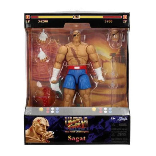 SAGAT FIGURA 19 CM ULTRA STREET FIGHTER II: THE FINAL CHALLENGERS
