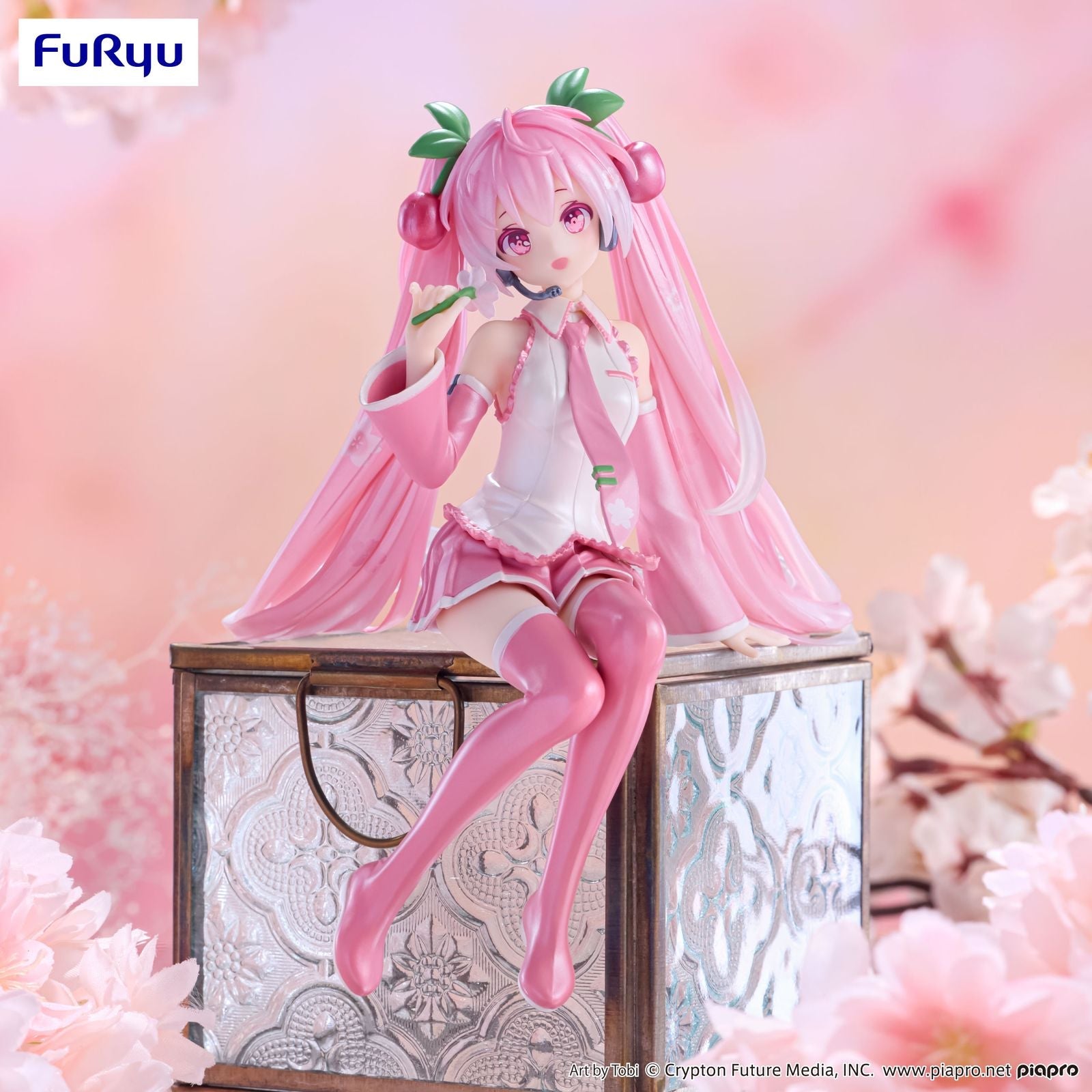 SAKURA MIKU 2024 PEARL COLOR VER. FIG. 15 CM HATSUNE MIKU NOODLE STOPPER