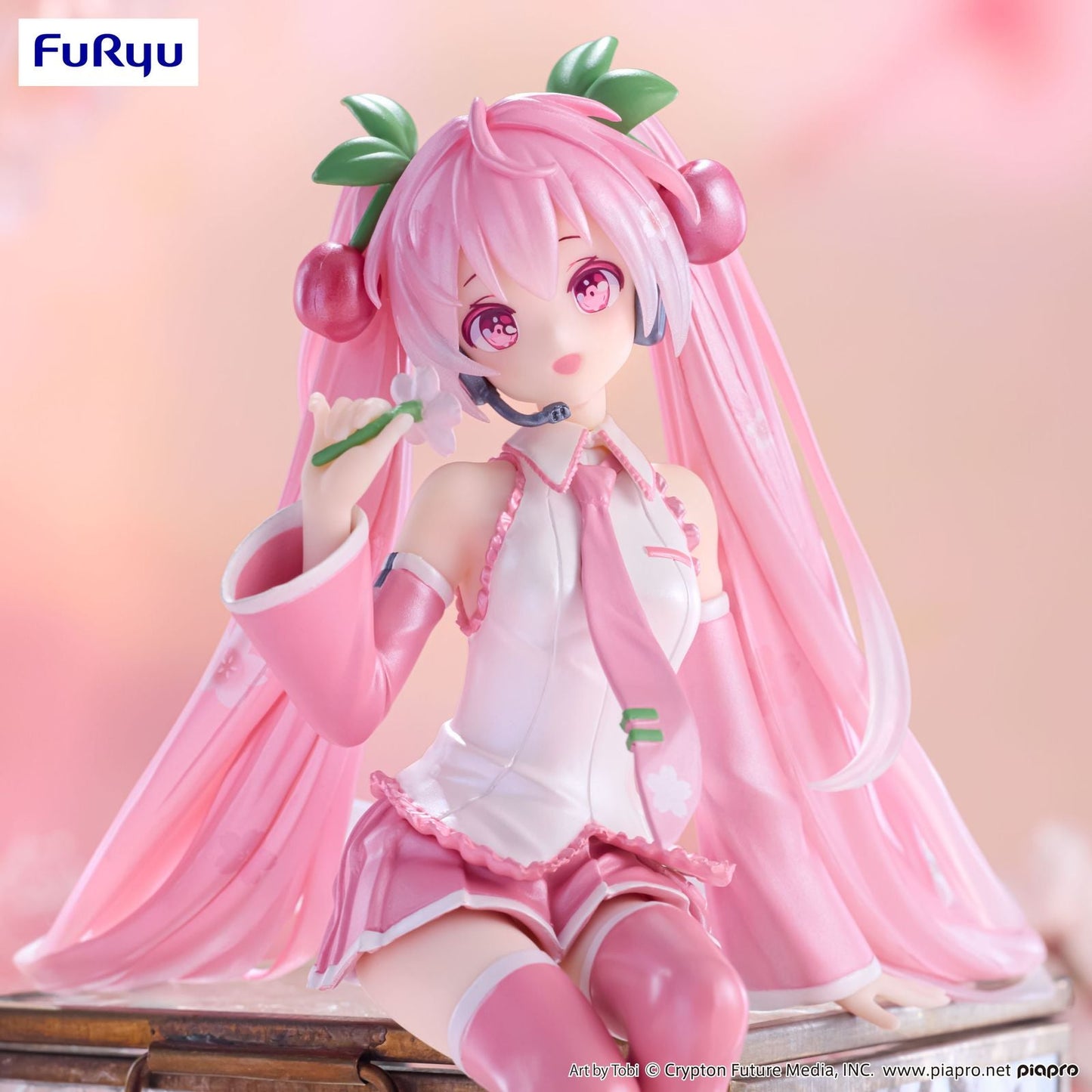 SAKURA MIKU 2024 PEARL COLOR VER. FIG. 15 CM HATSUNE MIKU NOODLE STOPPER